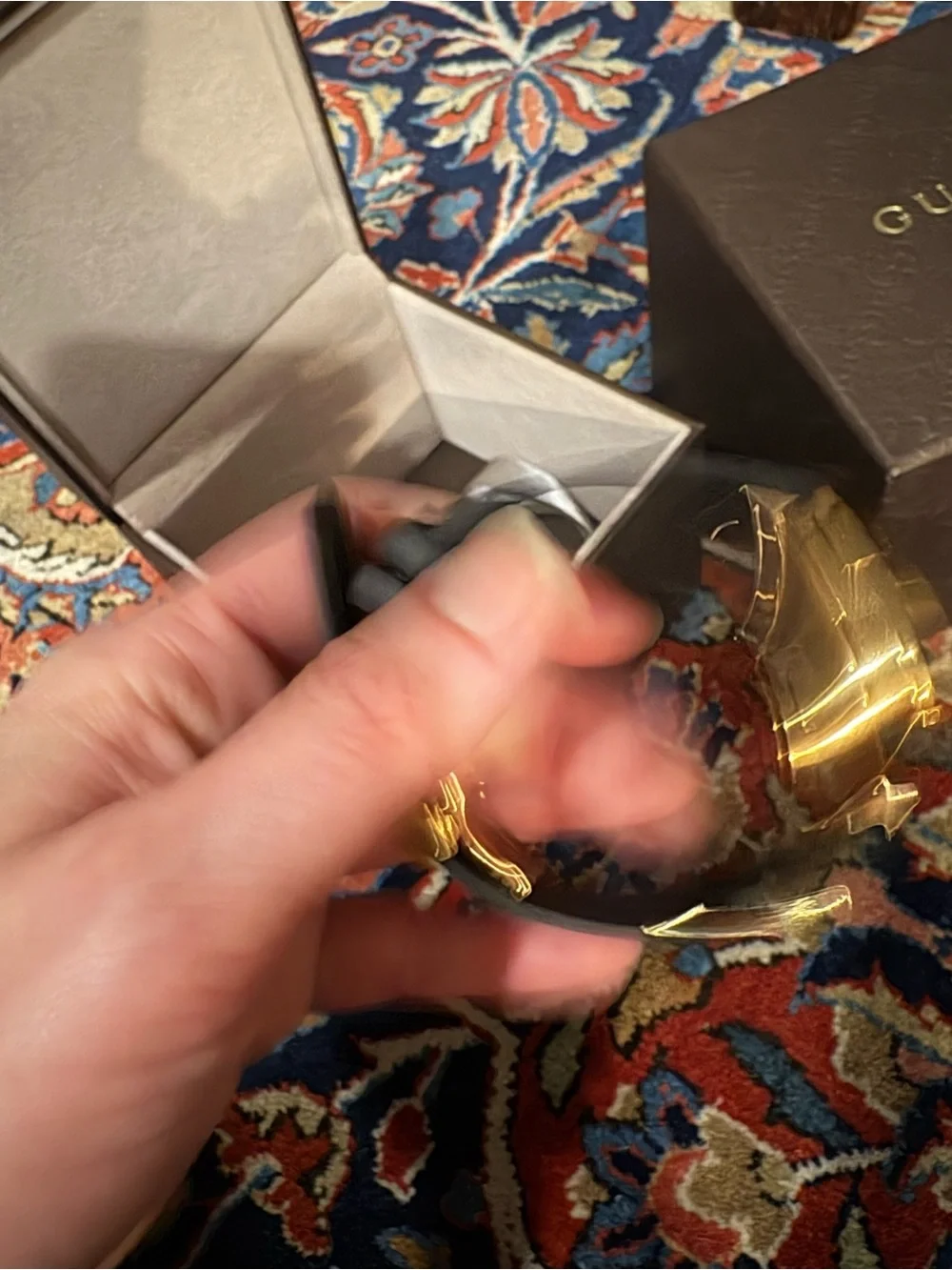 Gucci Black and Gold Men's Special Edition Watch